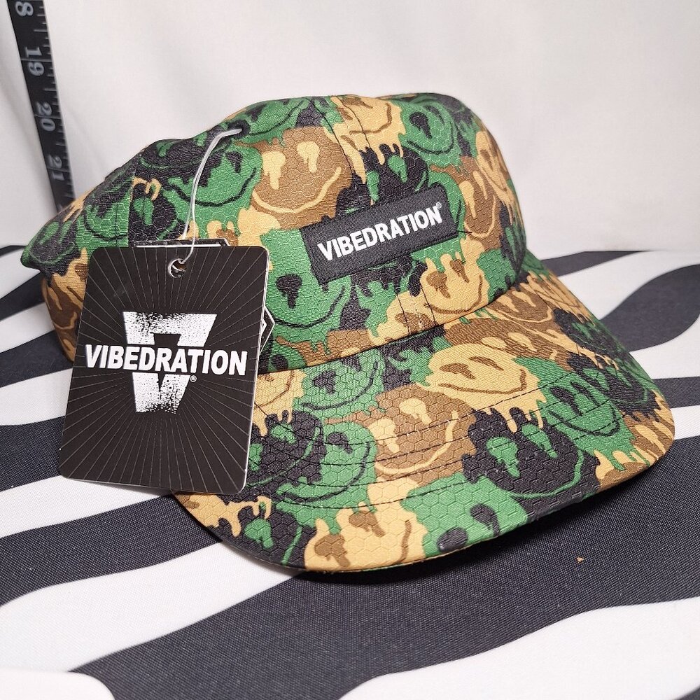 NWT Vibedration Cap/Hat - Smiley Faces - NEW